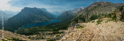 фотографія Panorama of Bear Mountain Overlook And Cosley Lake Below