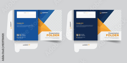 Professional business file folder templates for branding, marketing, and corporate file presentation.