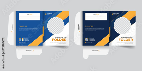 Professional business file folder templates for branding, marketing, and corporate file presentation.