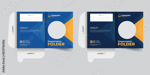Professional business file folder templates for branding, marketing, and corporate file presentation.