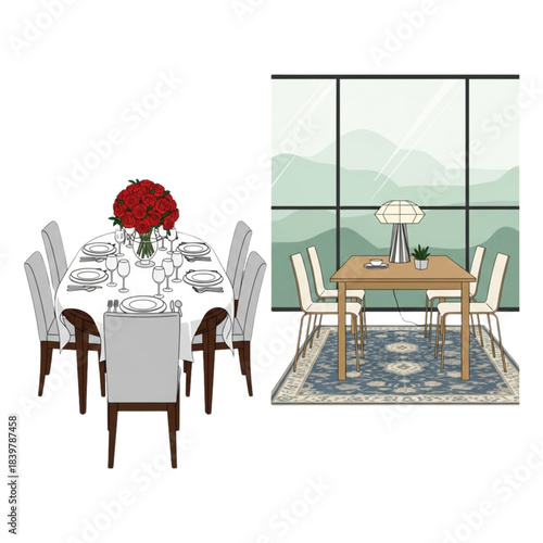 Dining room interior