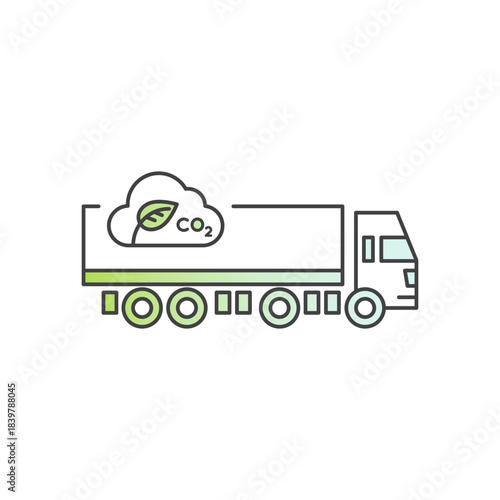 Minimal line art icons of electric bus truck, charging stations, green mobility infrastructure, sustainable public transport, eco transit, smart city transit, clean energy vehicles, zero emissions