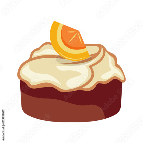 Lemon Tart Cupcake With Lemon Slice