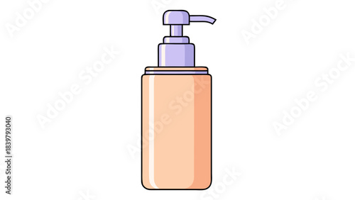 set of cosmetic bottles