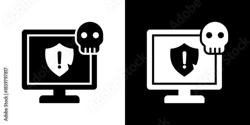 Security Breach Icon Vector Illustration. Flat Style Design Created For Creative Flexibility In Light And Dark Versions. 