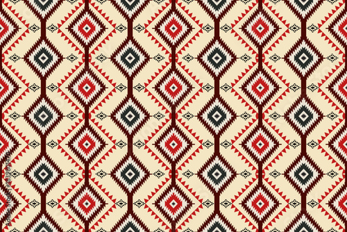 seamless knitted pattern