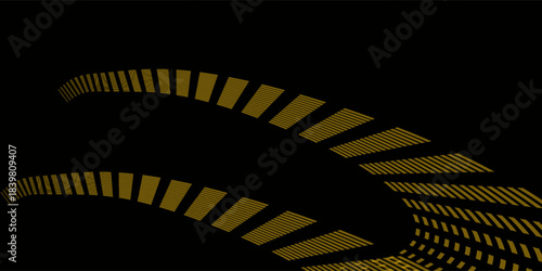 Gold flow wave liquid.Abstract gold color wave background.