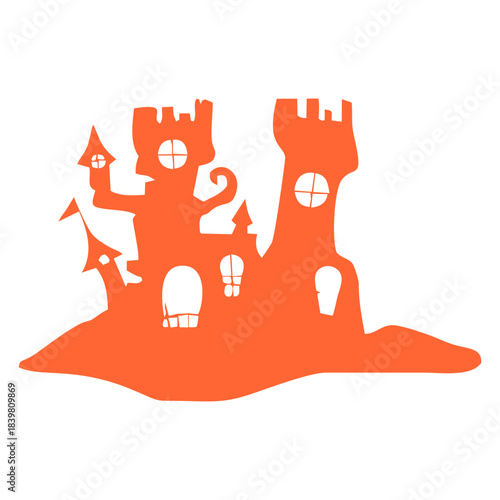 Spooky Castle Silhouette