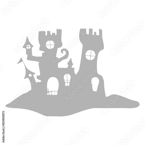 Haunted Castle Silhouette