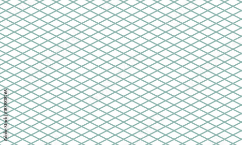 和柄　手描き風菱柄のパターン素材　くすみカラー　緑