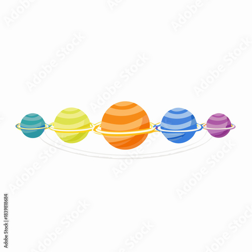 Solar System Row Design