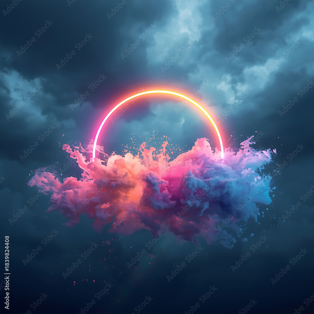 Fototapeta premium rainbow in the sky