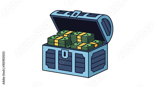 3d render of a movie camera with film strip