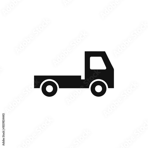 Truck Silhouette Vector Transparent Background
