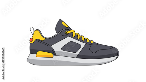 sport shoes isolated on white background