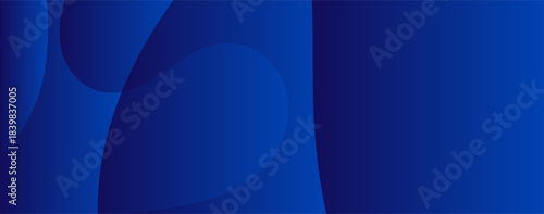 Abstract Blue Gradient Background with Wavy Shapes perfect for website banner, presentation slide, social media background, corporate branding, app interface,