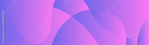 Abstract Purple Pink Gradient Background with Dynamic Wavy Shapes perfect for website banner, social media graphic, presentation slide, cover art, mobile
