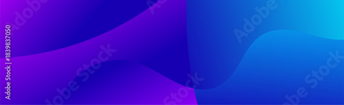 Vibrant Blue and Purple Gradient Abstract Background with Fluid Waves perfect for website banner, presentation background, app design, digital wallpaper, social