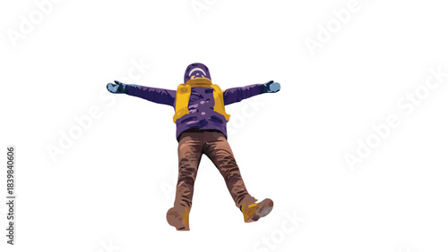 young woman with a fan