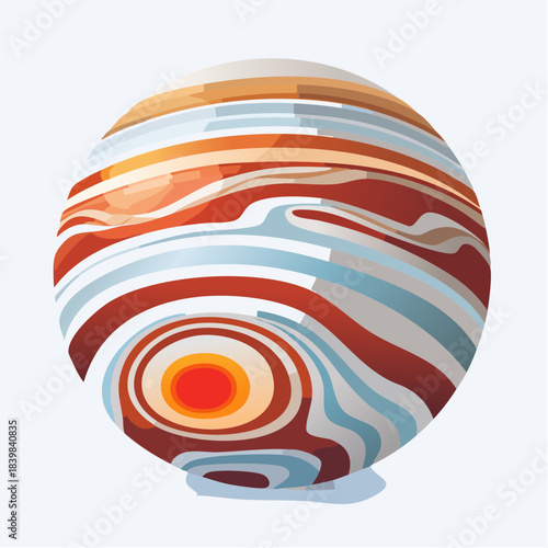Gas Giant Planet Vector