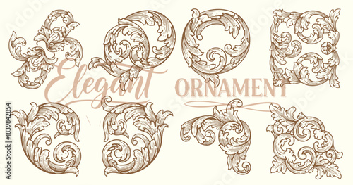 Vintage Baroque Victorian frame border, frame flower pattern vector floral engraved scroll ornament leaf retro decorative design. filigree calligraphic heraldic shield swirl