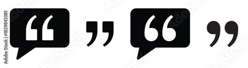 Quotation Mark Vector Collection.