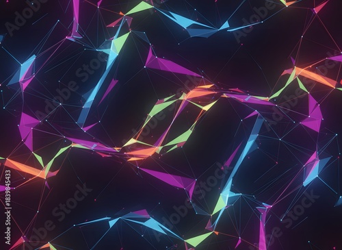 Abstract light design background with colorful glowing futuristic disco lights for a bright night concert party show