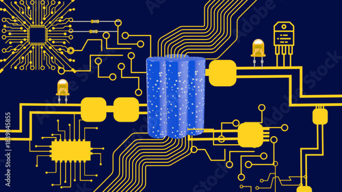 electronic circuit board modern and minimalis