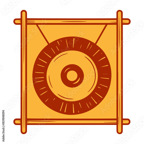 Gong and Frame Icon
