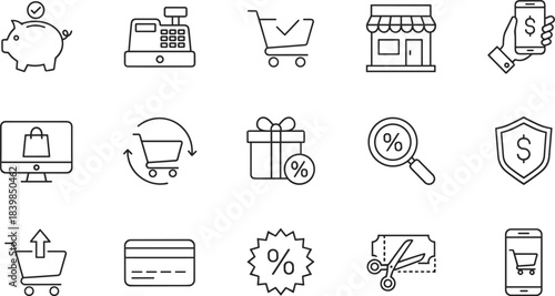 Giant Icon Bundle: Finance, Food, Security, Payments, Charity, Environment, Mobile Gestures, Rates, E-commerce, and Surface Crack Texture Vector Set