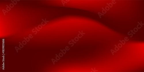 An abstract background modern style features a gradient of red and dark red colors, creating a smooth, wave-like transition. Eps 10