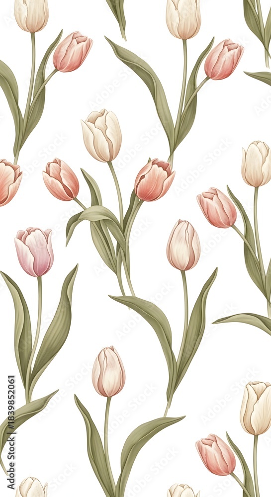 Fototapeta premium abstract floral wallpaper background nature pattern design flora flowers