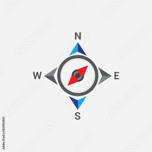 Compass Logo Template vector icon illustration