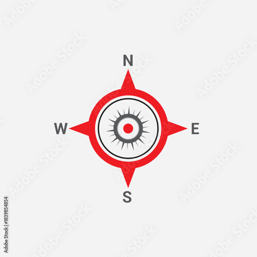 Compass Logo Template vector icon illustration