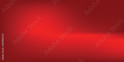 Empty bright red studio background, product display with copy space for displaying content design. vector eps10