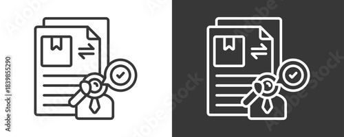 On Demand Icon Set Vector Collection Isolated In Black And White