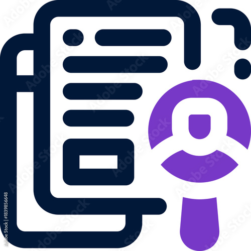 hire duotone icon. Sleek and modern vector icon for websites, mobile apps, marketing materials, and corporate design. Fully scalable and ready to use.