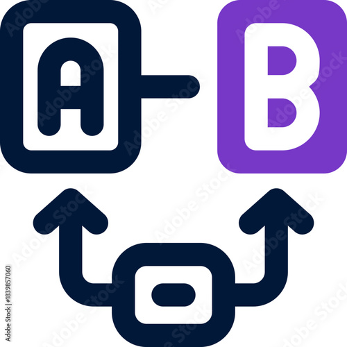 option duotone icon. Sleek and modern vector icon for websites, mobile apps, marketing materials, and corporate design. Fully scalable and ready to use.