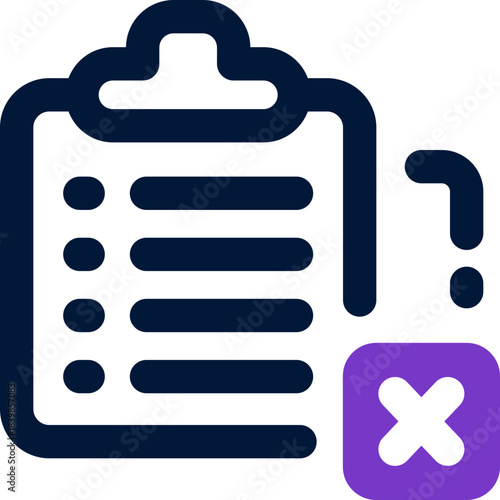 cancel duotone icon. Sleek and modern vector icon for websites, mobile apps, marketing materials, and corporate design. Fully scalable and ready to use.