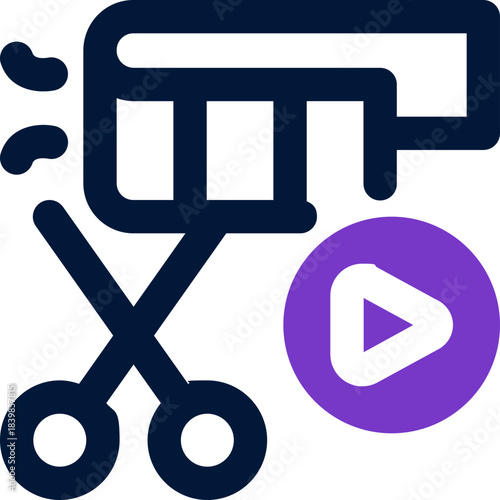 editing duotone icon. Sleek and modern vector icon for websites, mobile apps, marketing materials, and corporate design. Fully scalable and ready to use.