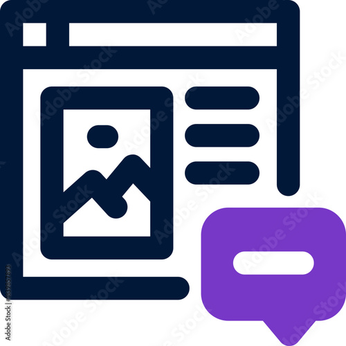 caption duotone icon. Sleek and modern vector icon for websites, mobile apps, marketing materials, and corporate design. Fully scalable and ready to use.