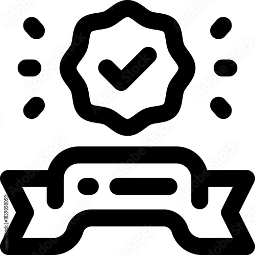 quality line icon. Clean and minimalist vector icon for websites, mobile apps, presentations, and logos. Fully scalable and customizable for any project.