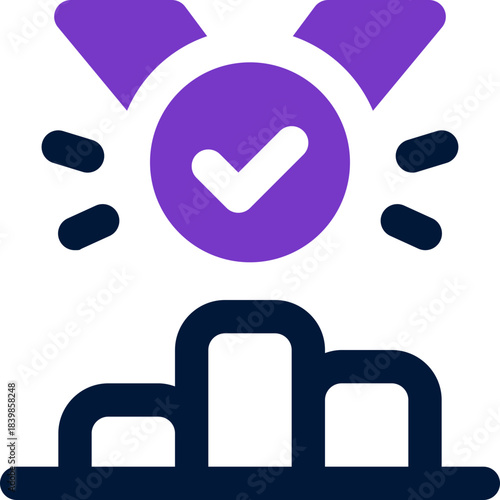 competitive duotone icon. Sleek and modern vector icon for websites, mobile apps, marketing materials, and corporate design. Fully scalable and ready to use.