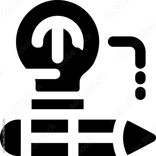 brand glyph icon. Strong and solid vector icon for websites, mobile interfaces, presentations, and visual branding. High quality and easy to edit.