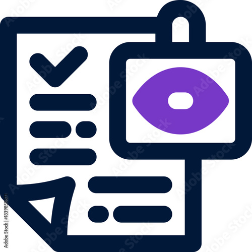 proofreading duotone icon. Sleek and modern vector icon for websites, mobile apps, marketing materials, and corporate design. Fully scalable and ready to use.