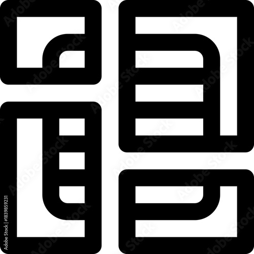 art gallery line icon. Clean and minimalist vector icon for websites, mobile apps, presentations, and logos. Fully scalable and customizable for any project.