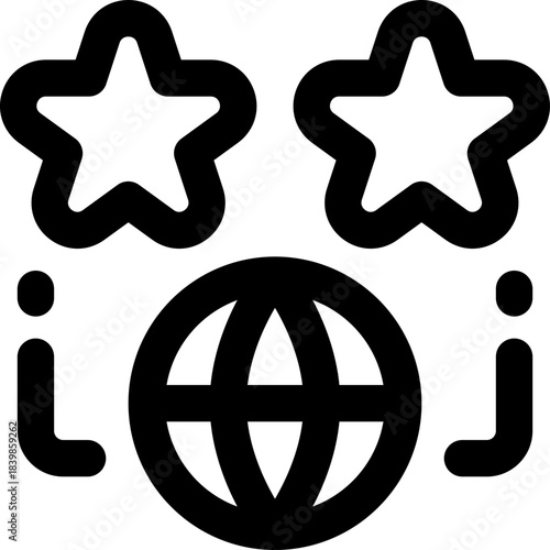 nationality line icon. Clean and minimalist vector icon for websites, mobile apps, presentations, and logos. Fully scalable and customizable for any project.