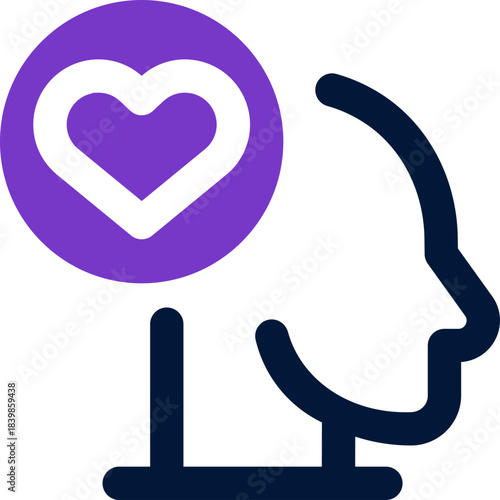 empathy duotone icon. Sleek and modern vector icon for websites, mobile apps, marketing materials, and corporate design. Fully scalable and ready to use.