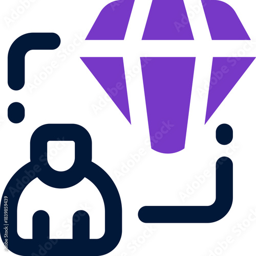 value duotone icon. Sleek and modern vector icon for websites, mobile apps, marketing materials, and corporate design. Fully scalable and ready to use.