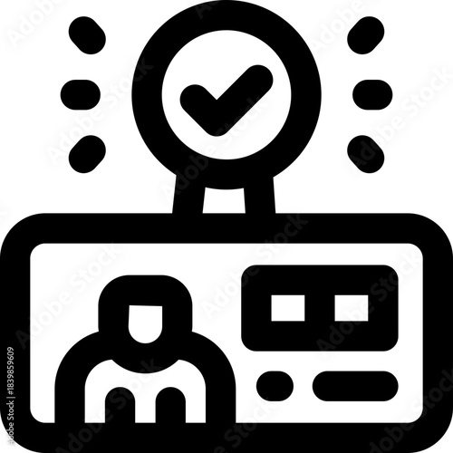 hiring line icon. Clean and minimalist vector icon for websites, mobile apps, presentations, and logos. Fully scalable and customizable for any project.